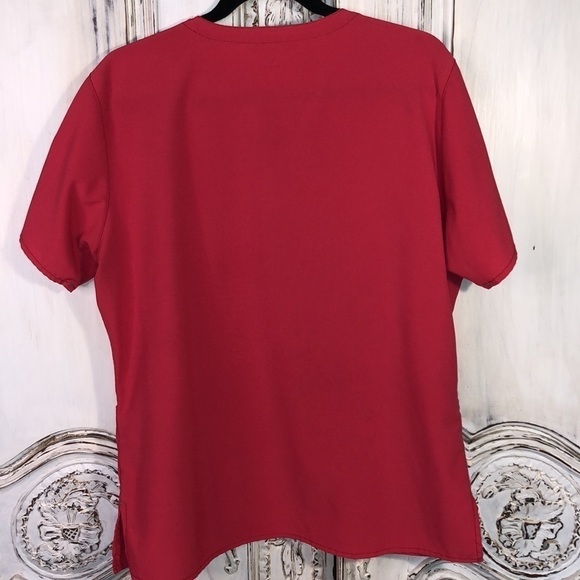 Carhartt Pink Short Sleeve Scrubs Top Size Large - Picture 5 of 6